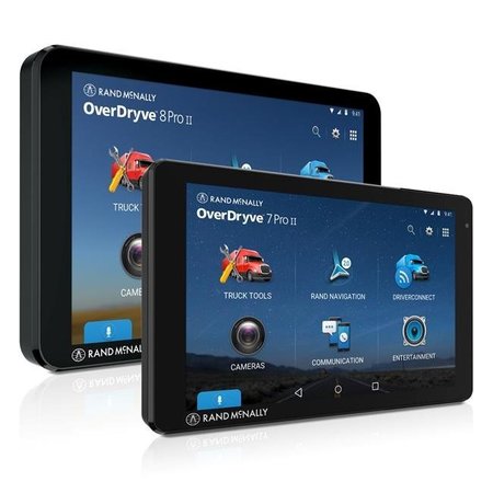 RAND MCNALLY Rand McNally 8PROII 8 in. OverDryve Pro II Truck GPS & Connected Tablet 8PROII
